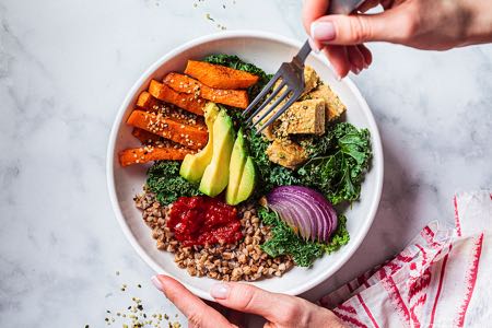vegan salad bowl