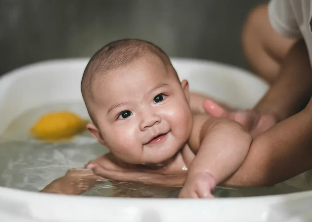 baby bath time with mom 1296x728 header