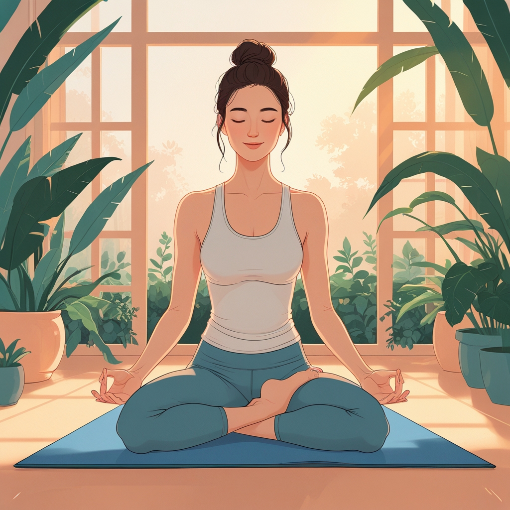 Leonardo Phoenix 10 A serene and peaceful atmosphere is depict 0 1