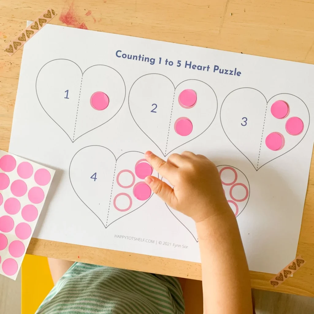 Featured Image Counting Hearts Printable 1